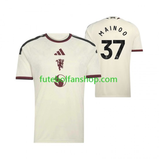 Camisola Alternativa (2ª) Manchester United Kobbie Mainoo 37 Época 2026/2027 Manga Curta ,Homem
