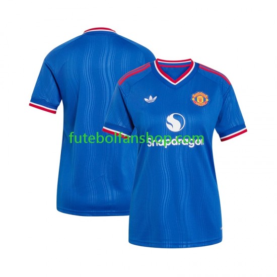 Camisola Alternativo Manchester United Época 2026/2027 Manga Curta ,Senhora