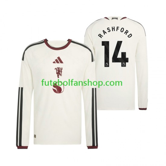 Camisola Alternativa (2ª) Manchester United Marcus Rashford 14 Época 2026/2027 Manga Comprida ,Homem