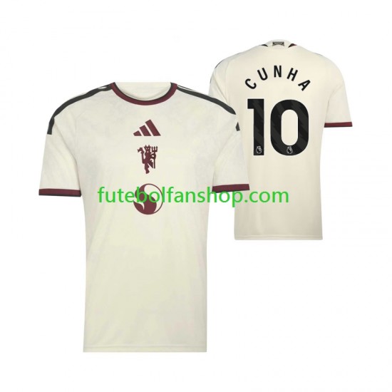 Camisola Alternativa (2ª) Manchester United Matheus Cunha 10 Época 2026/2027 Manga Curta ,Homem