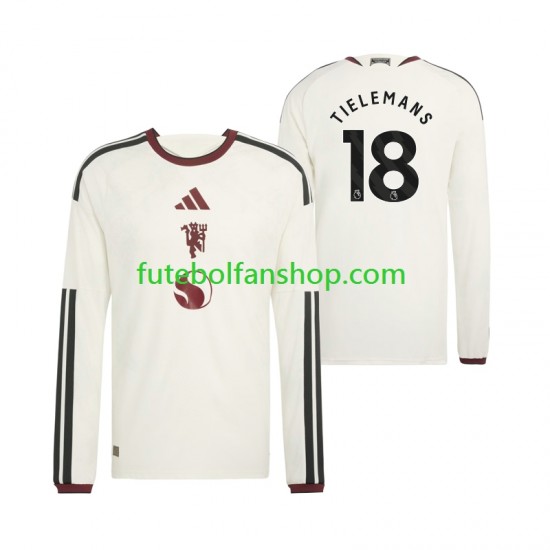 Camisola Alternativa (2ª) Manchester United Youri Tielemans 18 Época 2026/2027 Manga Comprida ,Homem