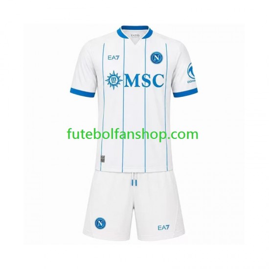 Camisola Alternativo Napoli Época 2026/2027 Manga Curta ,Criança