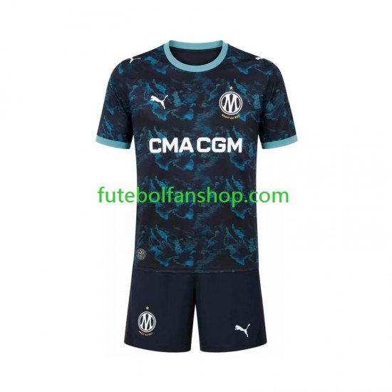 Camisola Alternativo Olympique de Marseille Época 2026/2027 Manga Curta ,Criança