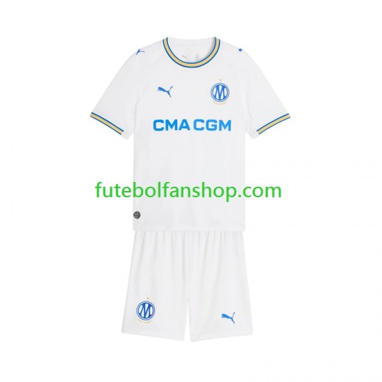 Camisola Principal Olympique de Marseille Época 2026/2027 Manga Curta ,Criança