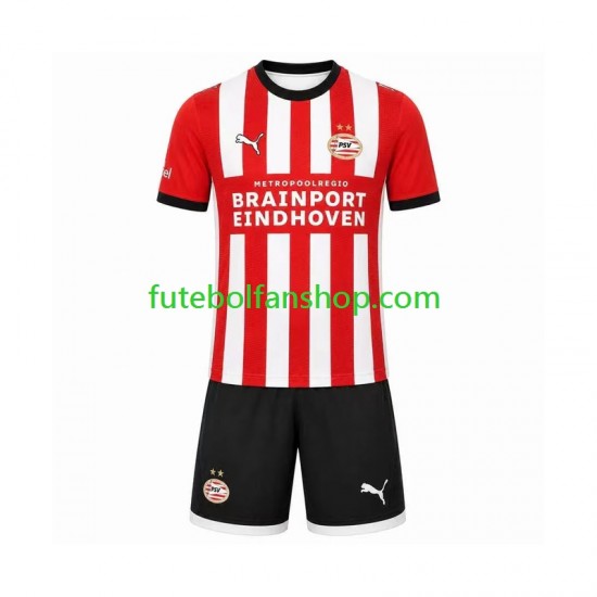 Camisola Principal PSV Eindhoven Época 2026/2027 Manga Curta ,Criança