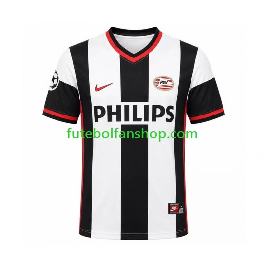 Camisola Alternativo PSV Eindhoven Retro 1998 Manga Curta ,Homem