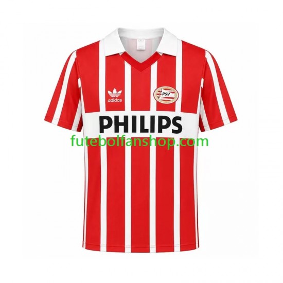 Camisola Principal PSV Eindhoven Retro 1990 Manga Curta ,Homem