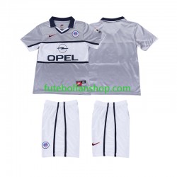 Camisola Alternativo Paris Saint-Germain Retro 2000 2001 Manga Curta ,Criança