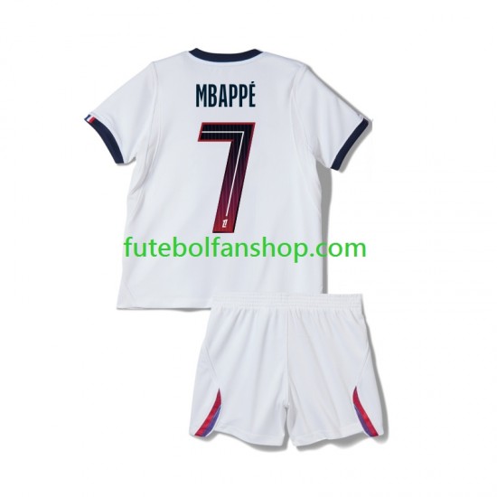 Camisola Alternativo Paris Saint-Germain Kylian Mbappe 7 Época 2026/2027 Manga Curta ,Criança