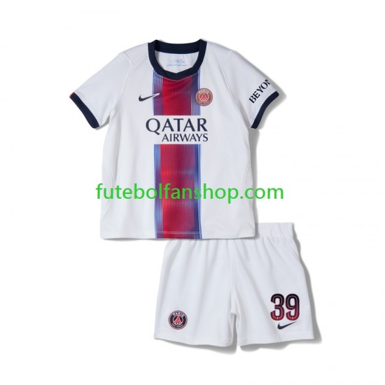 Camisola Alternativo Paris Saint-Germain Matvey Safonov 39 Época 2026/2027 Manga Curta ,Criança