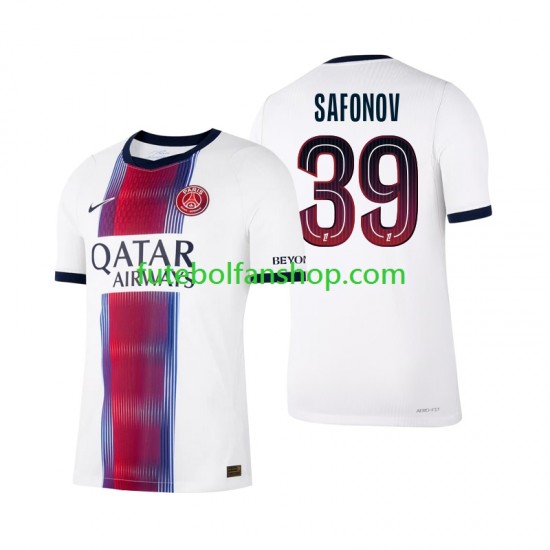 Camisola Alternativo Paris Saint-Germain Matvey Safonov 39 Época 2026/2027 Manga Curta ,Homem