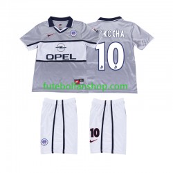 Camisola Alternativo Paris Saint-Germain OKOCHA 10 Retro 2000 2001 Manga Curta ,Criança
