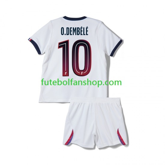 Camisola Alternativo Paris Saint-Germain Ousmane Dembele 10 Época 2026/2027 Manga Curta ,Criança