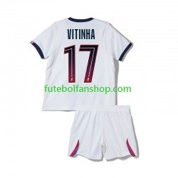 Camisola Alternativo Paris Saint-Germain Vitinha 17 Época 2026/2027 Manga Curta ,Criança