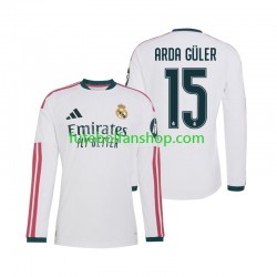 Camisola Principal Real Madrid Arda Guler 15 Época 2026/2027 Manga Comprida ,Homem