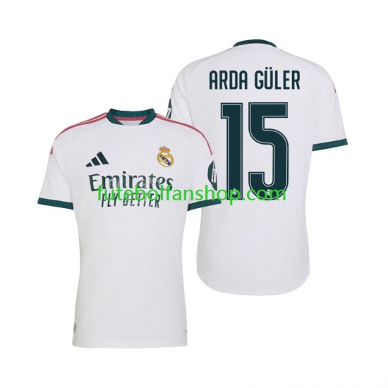 Camisola Principal Real Madrid Arda Guler 15 Época 2026/2027 Manga Curta ,Homem
