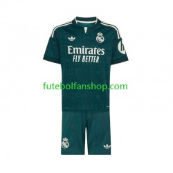 Camisola Alternativo Real Madrid Época 2026/2027 Manga Curta ,Criança