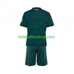 Camisola Alternativo Real Madrid Época 2026/2027 Manga Curta ,Criança
