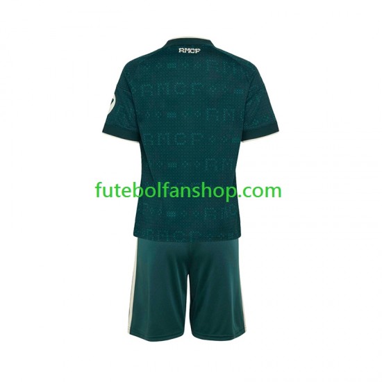 Camisola Alternativo Real Madrid Época 2026/2027 Manga Curta ,Criança