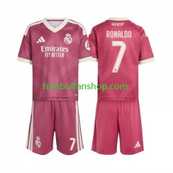 Camisola Alternativa (2ª) Real Madrid Cristiano Ronaldo 7 Época 2026/2027 Manga Curta ,Criança