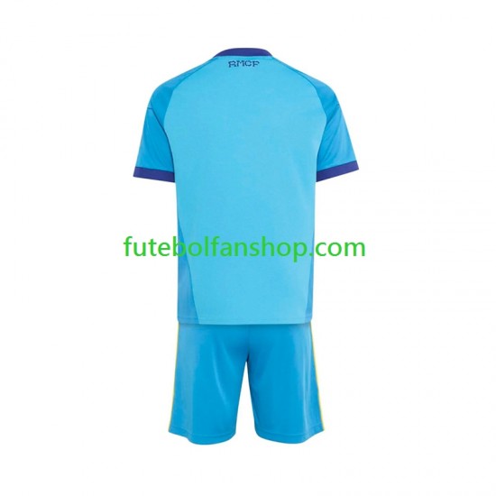 Camisola Alternativo Guarda-redes Real Madrid Época 2026/2027 Manga Curta ,Criança