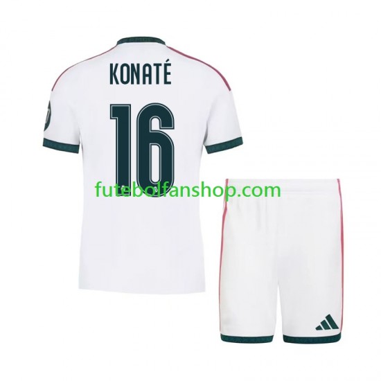 Camisola Principal Real Madrid Ibrahima Konate 16 Época 2026/2027 Manga Curta ,Criança