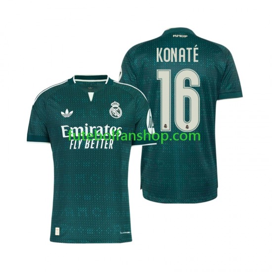 Camisola Alternativo Real Madrid Ibrahima Konate 16 Época 2026/2027 Manga Curta ,Homem