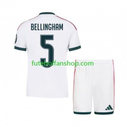 Camisola Principal Real Madrid Jude Bellingham 5 Época 2026/2027 Manga Curta ,Criança