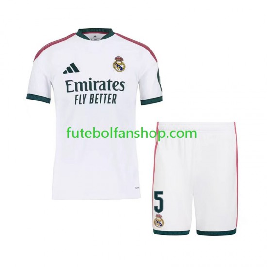 Camisola Principal Real Madrid Jude Bellingham 5 Época 2026/2027 Manga Curta ,Criança