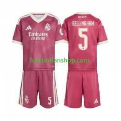 Camisola Alternativa (2ª) Real Madrid Jude Bellingham 5 Época 2026/2027 Manga Curta ,Criança