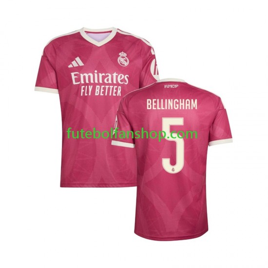 Camisola Alternativa (2ª) Real Madrid Jude Bellingham 5 Época 2026/2027 Manga Curta ,Homem