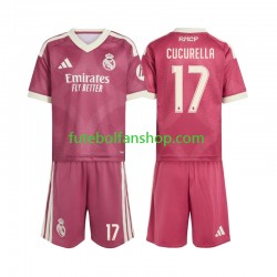 Camisola Alternativa (2ª) Real Madrid Marc Cucurella 17 Época 2026/2027 Manga Curta ,Criança