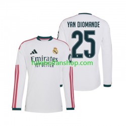 Camisola Principal Real Madrid Yan Diomande 25 Época 2026/2027 Manga Comprida ,Homem