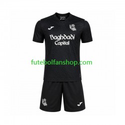 Camisola Alternativo Real Sociedad Época 2026/2027 Manga Curta ,Criança