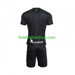 Camisola Alternativo Real Sociedad Época 2026/2027 Manga Curta ,Criança
