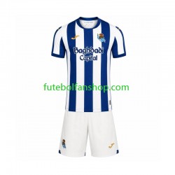 Camisola Principal Real Sociedad Época 2026/2027 Manga Curta ,Criança
