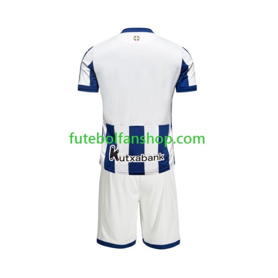 Camisola Principal Real Sociedad Época 2026/2027 Manga Curta ,Criança
