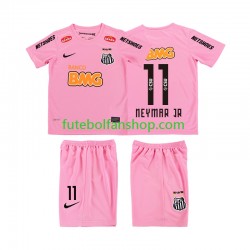 Camisola Alternativa (3ª) Santos Neymar JR 11 Retro 2012 2013 Manga Curta ,Criança