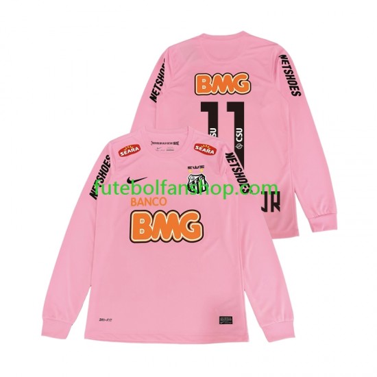 Camisola Alternativa (3ª) Santos Neymar JR 11 Retro 2012 2013 Manga Comprida ,Homem