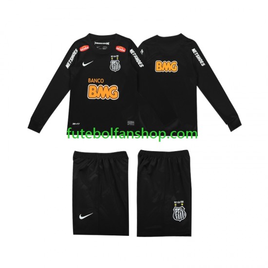 Camisola Alternativo Santos Retro Classic 2012 2013 Manga Comprida ,Criança