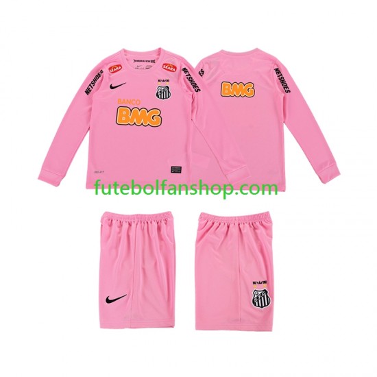 Camisola Alternativa (3ª) Santos Retro 2012 2013 Manga Comprida ,Criança
