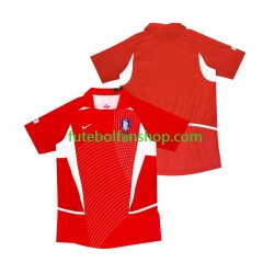 Camisola Principal Seleção Sul-Coreana Retro 2002 Manga Curta ,Homem