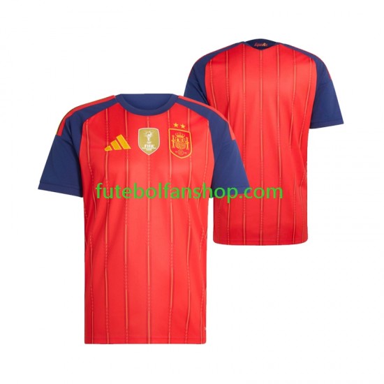 Camisola Principal Seleção Espanhola 2-star Época 2026/2027 Manga Curta ,Homem