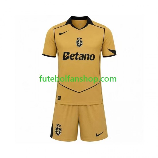 Camisola Alternativo Sporting CP Época 2026/2027 Manga Curta ,Criança