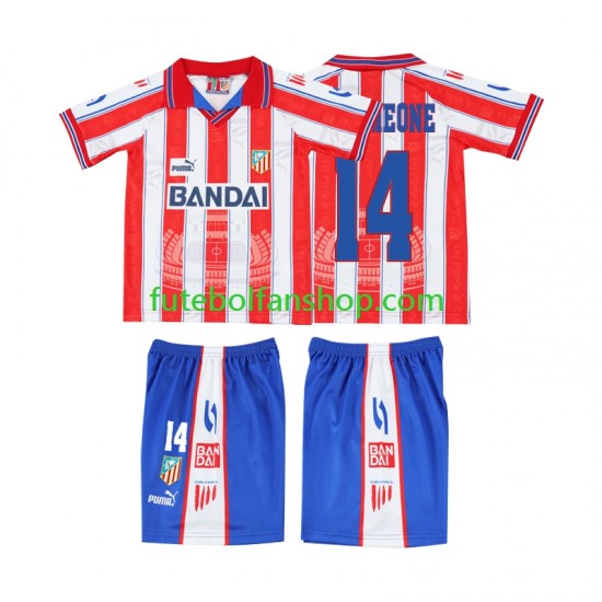 Camisola Principal Sporting CP SIMEONE 14 Retro 1996 1997 Manga Curta ,Criança