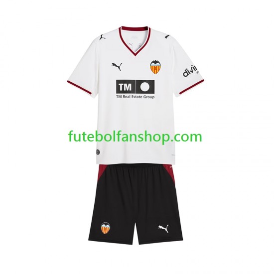 Camisola Principal Valencia CF Época 2026/2027 Manga Curta ,Criança