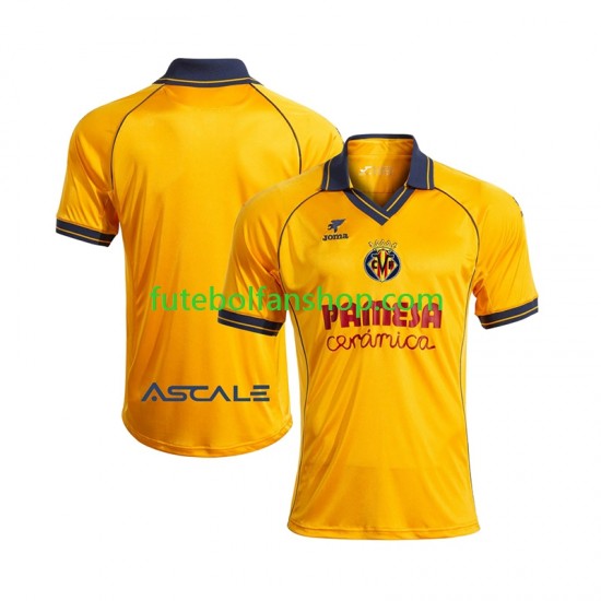 Camisola Principal Villarreal CF Retro Época 2025/2026 Manga Curta ,Homem