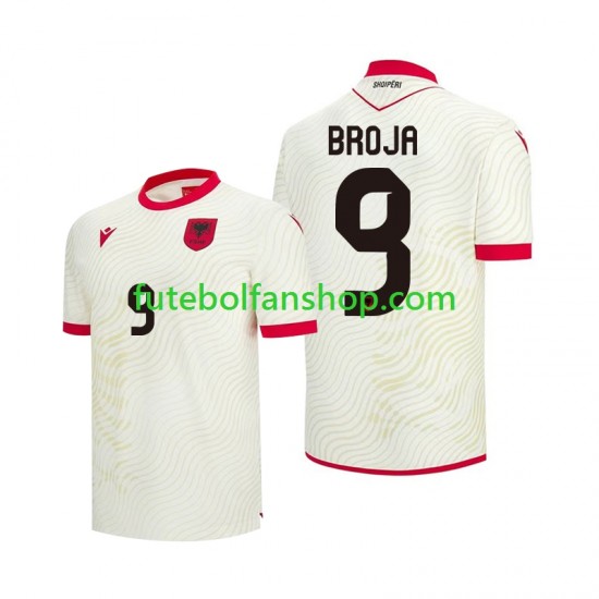 Camisola Alternativo Seleção Albanesa Armando Broja 9 World Cup 2026 Manga Curta ,Homem