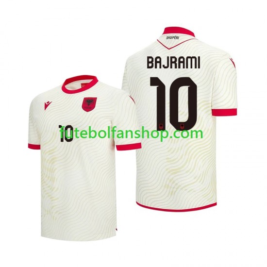 Camisola Alternativo Seleção Albanesa Nedim Bajrami 10 World Cup 2026 Manga Curta ,Homem