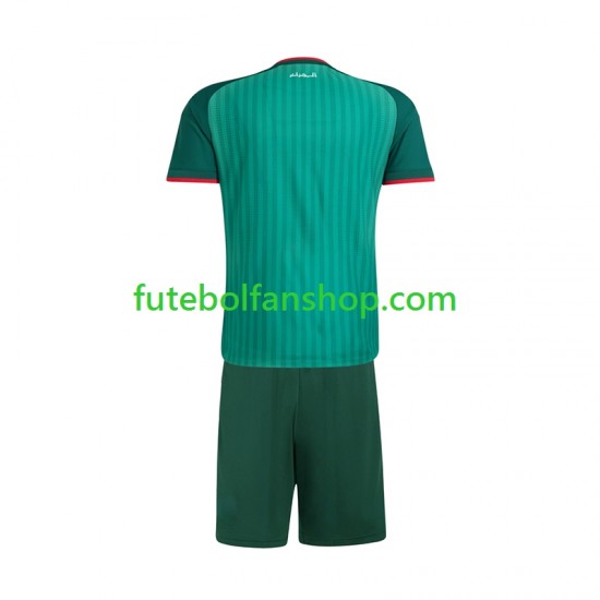 Camisola Alternativo Seleção Argelina 2026 Manga Curta ,Criança